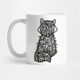 Fox - whimsical illustration by Rene Dauphine Mug